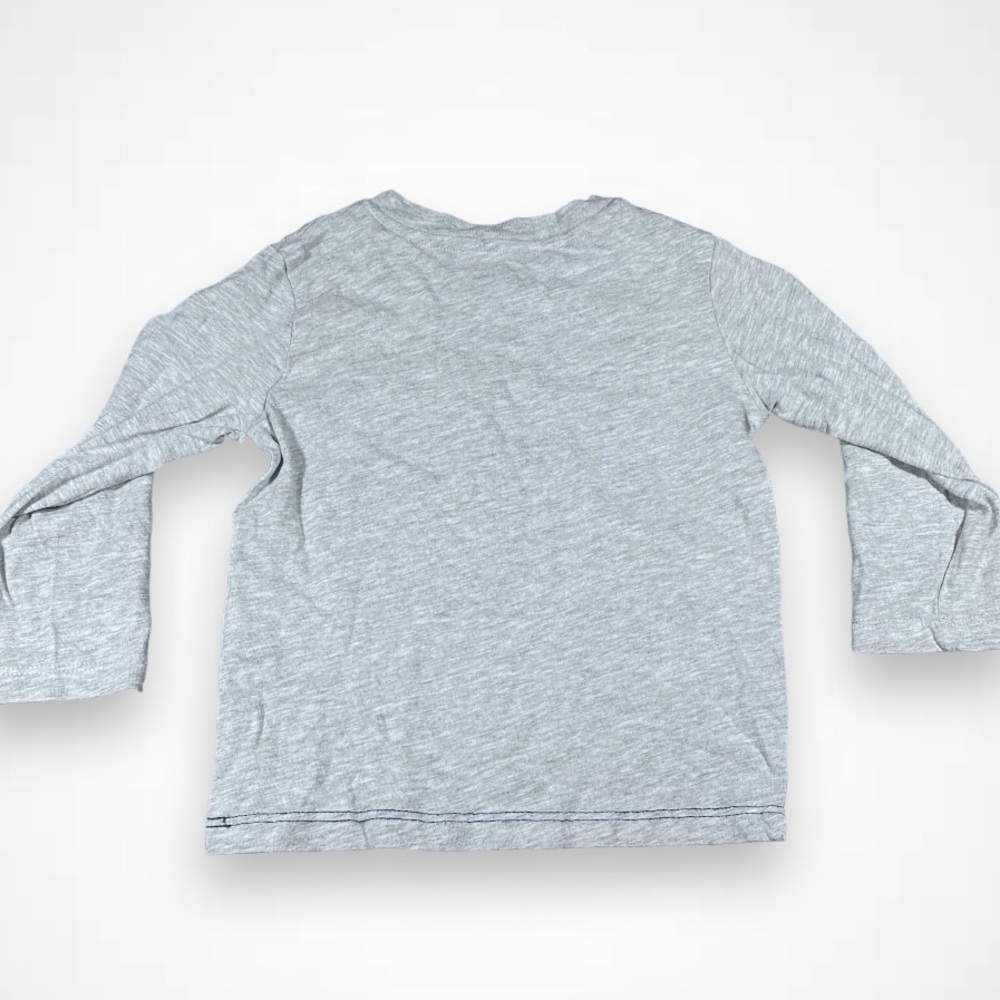 4/$20 H&M Grey Long Sleeve Cotton Shirt - Picture 3 of 4